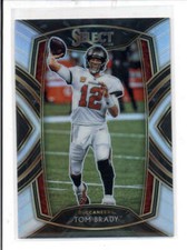 TOM BRADY 2020 PANINI SELECT #201 CLUB LEVEL SILVER PRIZMS PARALLEL FC8905
