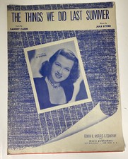 The Things We Did Last Summer by Julie Stein