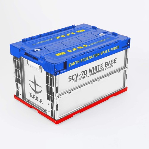 Tool Box GUNDAM Zeon Groove Garage Folding Container Strage Case 50.1L With lid - Picture 17 of 34