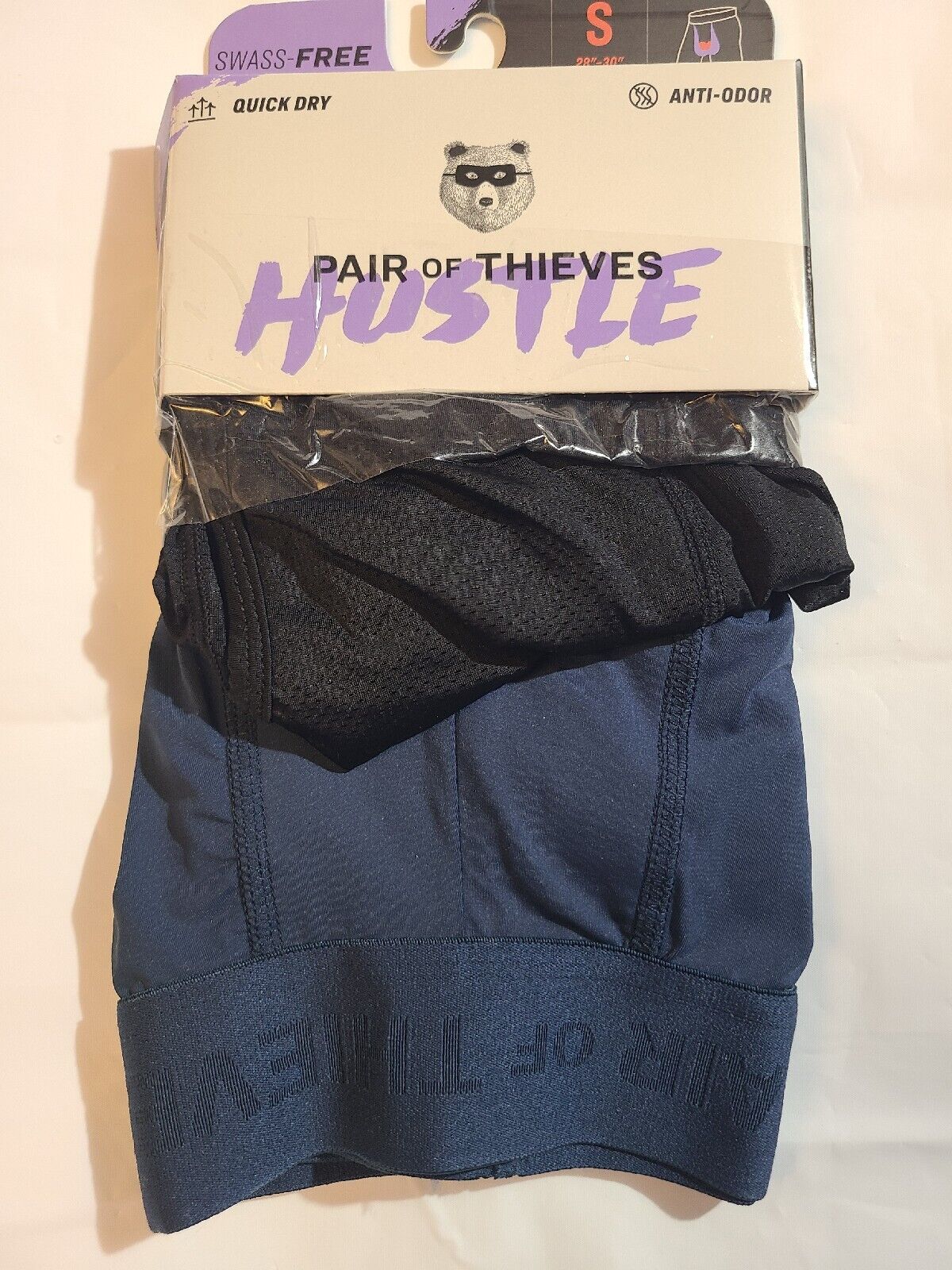 Pair of Thieves Men's Hustle Boxer Briefs 2pk- Black/Blue
