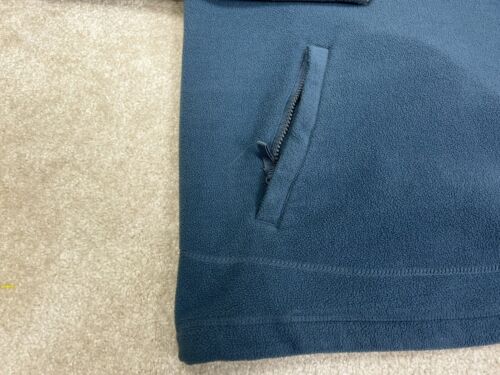 Colorado Clothing Sweater Mens Medium Blue Fleece 1/4 Zip Tech Series Pockets - Picture 4 of 17