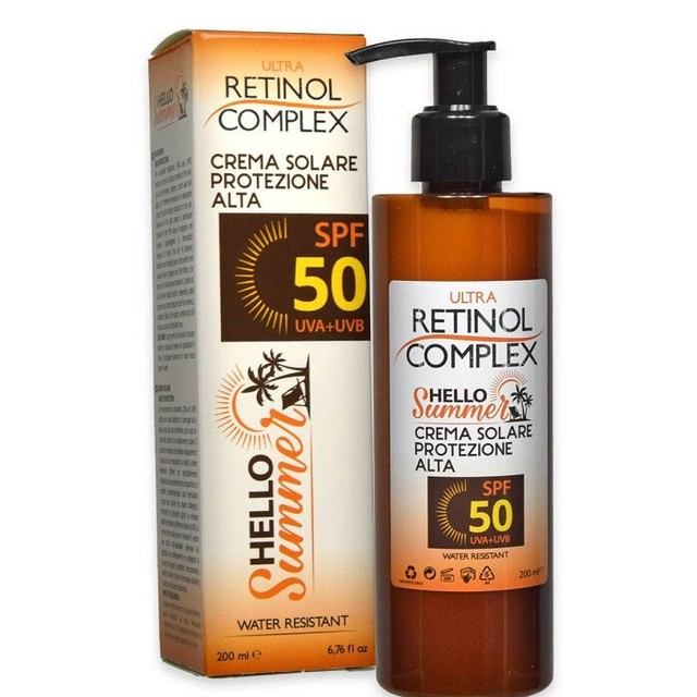 HELLO SUMMER CREMA SOLARE PROTEZIONE ALTA SPF 50 - UVA - UVB 200 ML HELLO SUMMER CREMA SOLARE PROTEZIONE ALTA SPF 50 - UVA - UVB 200 ML