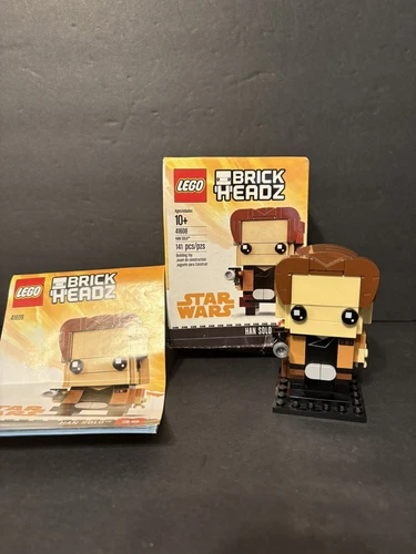 LEGO BrickHeadz Han Solo 2018 (41608) Building Kit 141 Pcs Retired Set