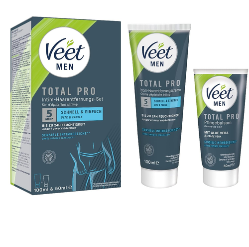 Veet Men Intim-Haarentfernungs-Set - Enthaarungscreme Für Den Intimbereich, Für  - Bild 12 von 12