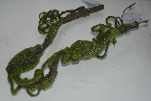 Terrario Tropical Retorcido Bendy Vid Planta &Ventosas Aprox 78x6x6CM A Claro - Imagen 3 de 8