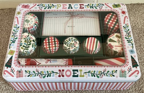 Meri Meri Sweet Treats Bakery Tin Apron Cupcake Liners Recipe Cards Icing Bag - Picture 1 of 10