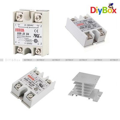 Aluminum Heat Sink for Solid State Relay SSR Small Type Heat 10A-40A K