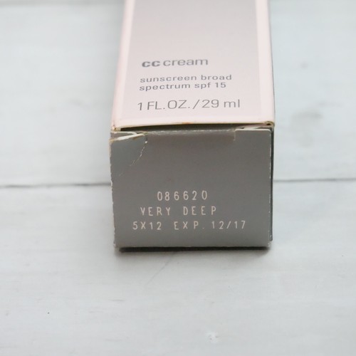 Mary Kay CC Cream Sunscreen Broad Spectrum SPF 15 Very Deep 1 FL OZ #086620 READ - Imagen 6 de 7