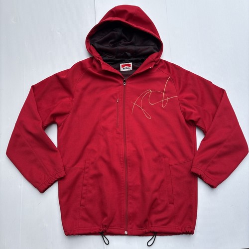 Marlboro Red Full Zip Hooded Nylon Sports Jacket. Medium. Michael Schumacher. - Picture 7 of 9
