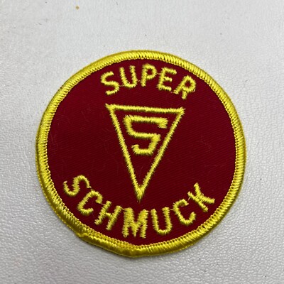 Vintage c 1980s SUPER SCHMUCK Patch Yiddish Fool Loser Idiot Dummy Sucker T104