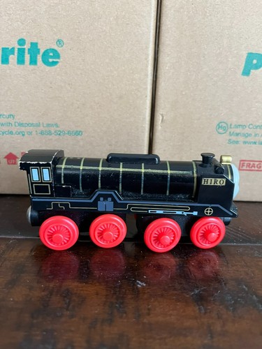 Motor tanque de tren Thomas & Friends ferrocarril de madera solo Hiro se envía rápido!¡! - Imagen 2 de 6