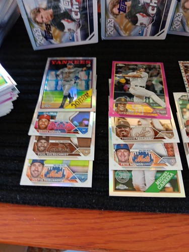 2023 Topps Chrome Refractor Lot Of 500 Vets Stars And Inserts - Picture 3 of 6