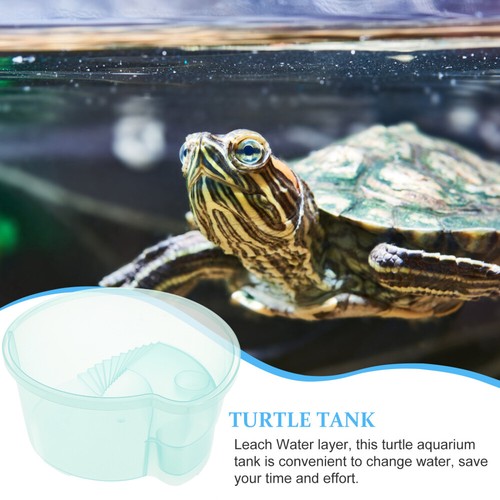 1 Set Turtle Breeding Container Turtle Raising Special Tank Small Fish Tank - Bild 8 von 12