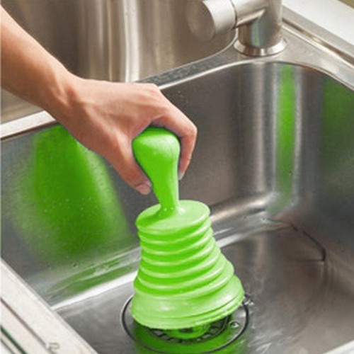Toilet Sink Drain Bath Plunger Heavy Duty Rubber Unblocker Bathroom Kitchen - Bild 7 von 15