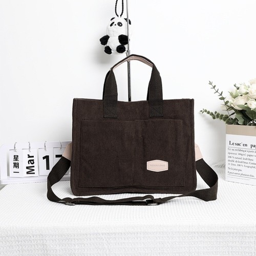 Large Capacity Cherry Printed Handbag with Handle Women's Handbag Student - Picture 11 of 15