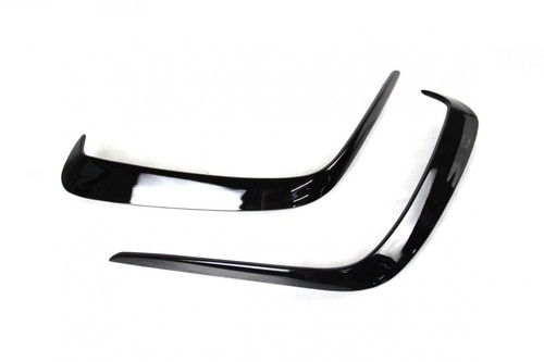 Matte Black Fit FOR Mercedes benz W176 Rear Bumper Vent Flaps Splitter Cover 18 - Bild 3 von 4