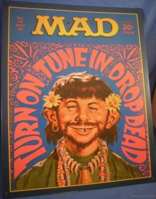 MAD アルフレッド・E・ニューマンサイン入ポスター MAD アルフレッド・E・ニューマンサイン入ポスター