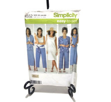 Simplicity Easy-to-Sew Pattern 4552 Size BB 20W-28W Uncut Factory Folded