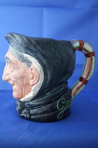 ROYAL DOULTON LARGE TOOTHLESS GRANNY CHARACTER JUG D5521 - Picture 4 of 12