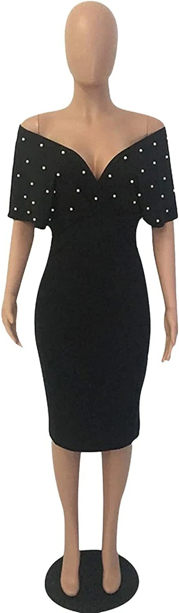 Deep neck one store piece dress