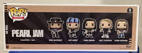 Funko Pop PEARL JAM 5 PACK MIKE McCREADY JEFF AMENT EDDIE VEDDER CAMERON GOSSARD - Picture 3 of 12