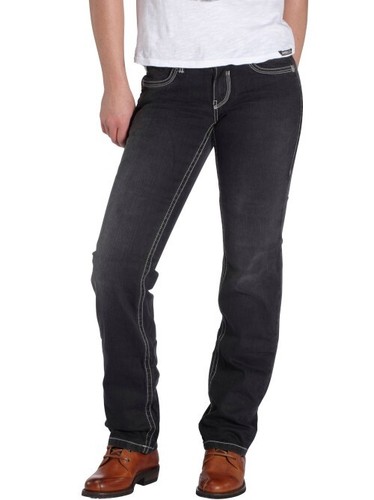 Rokker Damen Motorradjeans The Black Lady (W29/L32)