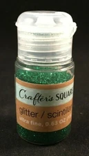 Crafter's Square - Glitter - Ultra Fine - Green - 15 Grams