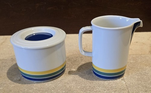 THOMAS GERMANY PORCELAIN CREAM SUGAR TEACUPS SAUCERS PLATES MUGS SALT GRAVY BOAT - Picture 18 of 24