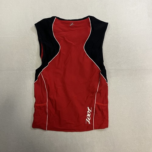 Zoot Cycling Sleeveless Jersey Men’s Large Bike Racing Half Zip Pullover Bicycle - Picture 2 of 8