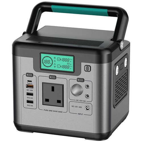 SWAREY 518Wh Portable Power Station Solar Generator W/ 100W Foldable Solar Panel - Picture 46 of 111
