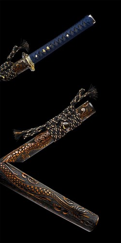 Japanisches Schwert Samurai Katana handgeschmiedet variiert scharf 1095 High Carbon Stahl Klinge - Bild 8 von 10