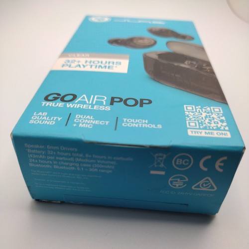 JLab GO Air POP Cuffie auricolari True Wireless trasparenti NUOVE SIGILLATE - Foto 9 di 10