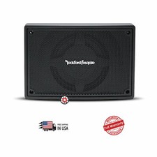 Rockford Fosgate PS-8 8" 150W RMS Powered Car Stereo Audio Underseat Subwoofer