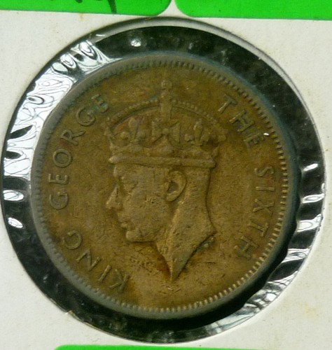 Hong Kong 1949 KG VI 10 Cents Nickel Brass 'UNCLEANED' 'VF-EF'. - Picture 2 of 2