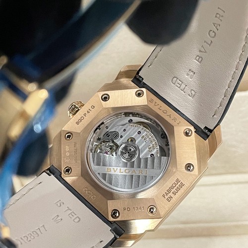 BVLGARI OCTO SOLOTEMPO 41mm ROSE GOLD BLACK DIAL ref: 101963 - Picture 11 of 11