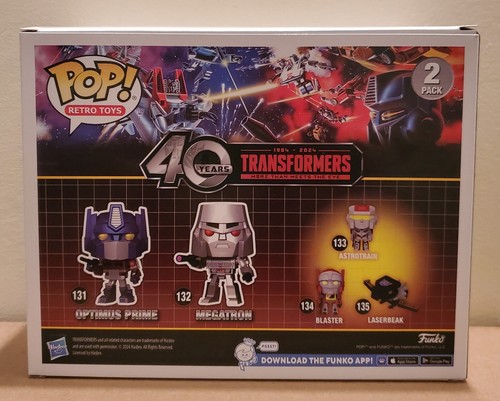  40 JAHRE TRANSFORMATOREN OPTIMUS PRIME & MEGATRON (2ER PACK) HOT TOPIC EXKLUSIV  - Bild 2 von 6
