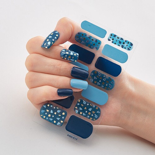 Volle Größe Nagelfolien Nagellack Aufkleber Maniküre Kunst Selbstklebend Dekor 3D Aufkleber - Bild 12 von 98