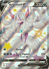🌹 Carte Pokemon Angoliath V Full Art Shiny SV116/SV122 EB4.5 Neuve VF 🌹