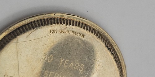 Rare Mens Rolex Bubbleback Screw Down Case Back Ref I939 10K Gold Filled - Picture 6 of 10