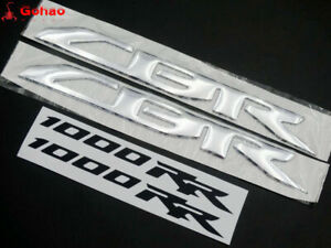 Black 3D CBR Badge Emblem Decal 18cm for NEW CBR1000RR CBR 1000RR RR Motorbike