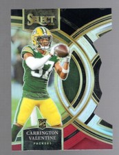 2023 Panini Select Premier Black & Red Prizm #118 Carrington Valentine (RC)