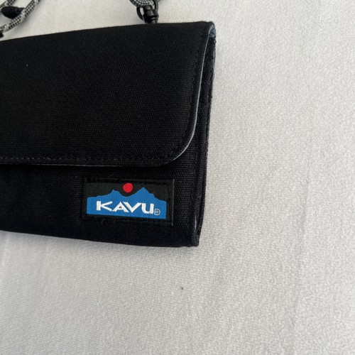 Kavu Wallet Black Islamorada Crossbody Shoulder Mini Bag - Picture 4 of 13