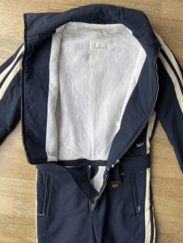 BOGNER Ski Overall Einteiler dunkelblau weiß Vintage James Bond 36 - Bild 12 von 24