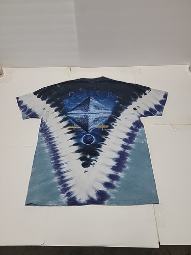 Vtg Pink Floyd Dark Side Of The Moon Liquid Blue Tie Dye T-Shirt XL 2004/0125-gw - Picture 8 of 11