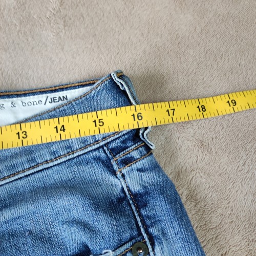 Rag & Bone Womens Dre Jeans Carter Vintage Wash Distressed Destroyed Size 28 - Picture 12 of 19