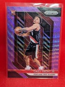 2018-19 Panini Prizm Purple Wave Prizm Gary Trent Jr #71 Rookie RC