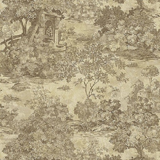 Papel Pintado,Pintado de Diseño,Dibujo,Parque,Querubines,Brillo,Braun,Camelbeige