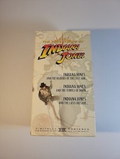 Indiana Jones - The Adventure Collection (VHS, 1999, 3-Tape Set, Full Frame)