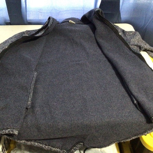 PJ Mark Gray Full Zip Long Sleeve Hooded Pocket Sweater Hoodie 2XL - Picture 10 of 10