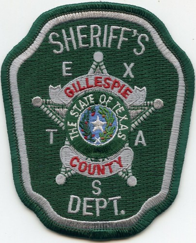GILLESPIE COUNTY TEXAS POLICE Patch Lot 10 police patches SHERIFF POLICE PATCH - Picture 2 of 2